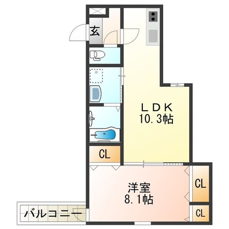 フジパレス リブロンの物件間取画像